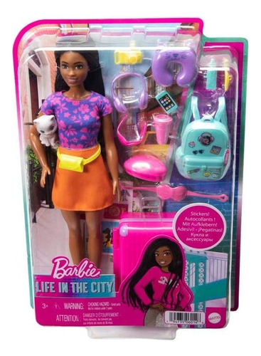 Muñeca Barbie City De Viaje  Mattel Brooklyn 