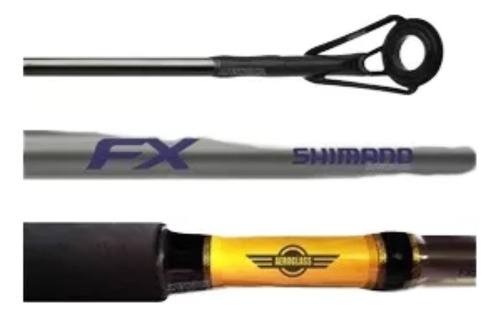 Caña Shimano Fx702 Salmon 2.10m 14-84g Fibra/bote Kayak