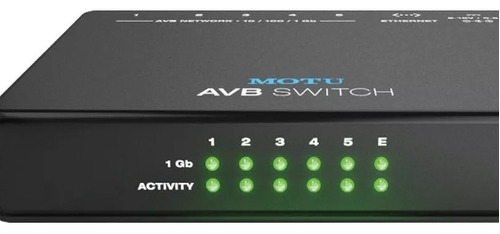 Motu Avb Switch Nuevospara Losnquensaben De Sistemas Audio 