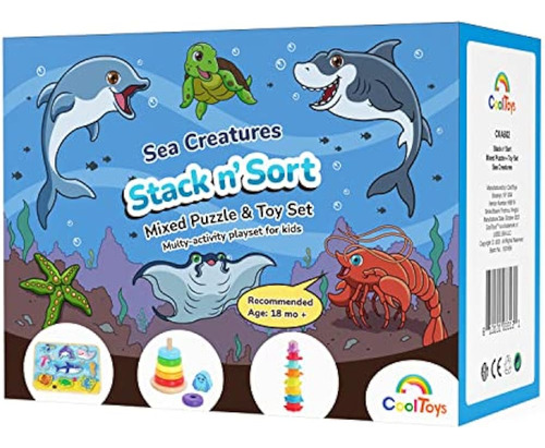 Cooltoys Stack N' Sort Juego De Juguetes De Aprendizaje Para