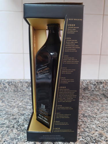 Whisky White Label 12 Años Etiqueta Negra 100a.
