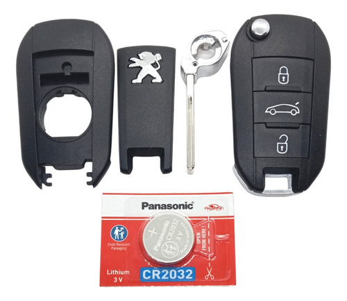 Carcasa Llave Control Peugeot 208 308 508 Cnales En Costados