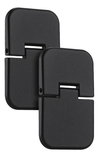 Mini Suporte Portátil Para Notebook De Mesa Em Liga De Zinco Cor Modelo Slim, 2 Unidades Na Cor Preto