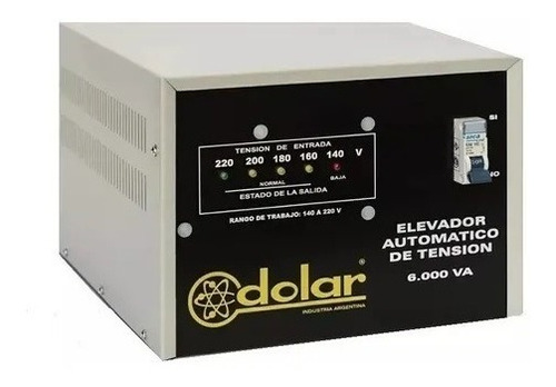 Elevador Automatico De Tension 6000 Wats Marca Dolar Ind Arg