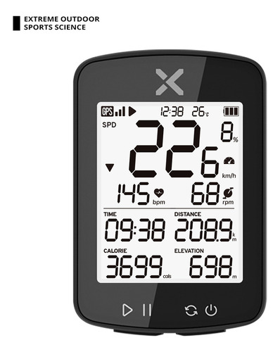 Velocímetro Inalámbrico Gps Para Bicicleta Roadbike Mtb