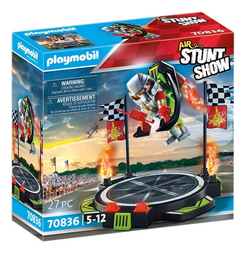 Figura Armable Playmobil Air Stuntshow Mochila Propulsora Cantidad de piezas 27