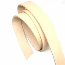 Comprar Lonjas Cuero Vaqueta Nat. X 5u. De 30mm Cinturones-collares.