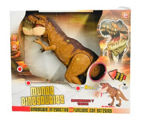 Dinosaurio T-rex Gr Interactivo Luz Y Sonido Ar1 5335 Ellobo