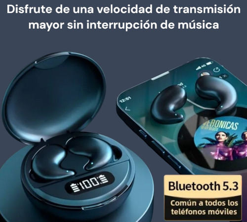 Audifonos Conduccion Osea Natacion Gym Discretos Ejercicio Piel