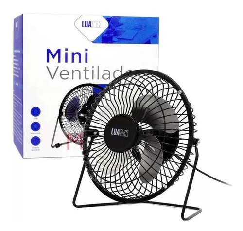 Mini Ventilador Usb De Mesa 5v Silencioso Ajustável - Ls-904