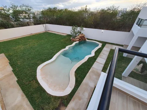 Casa Mod Boste Con Piscina En Praderas Del Mayab, Carretera Chicxulub Puerto