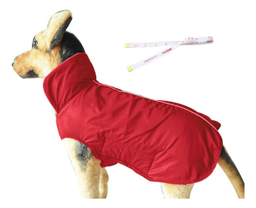 Waterproof Dog Jacket, Soft Fleece Lined Dog Coat For W...