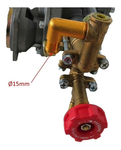 Bomba Fumigadora Para Mochila Motor 2 Tiempos Clutch 52mm Color Cromada