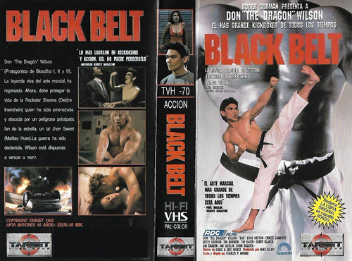 Black Belt Vhs Don The Dragon Wilson 1992