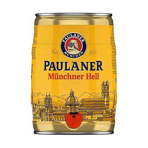 Cerveja Paulaner Münchner Hell Barril 5 Litros Unidade