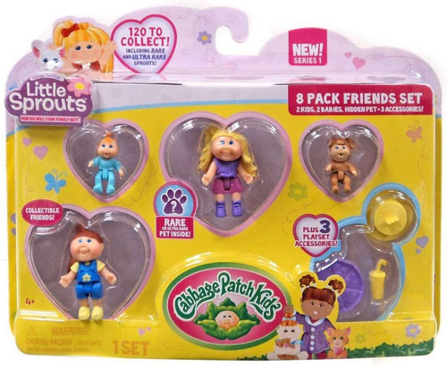 Little Sprouts Cabbage Patch Kids Set X 8 Muñecos