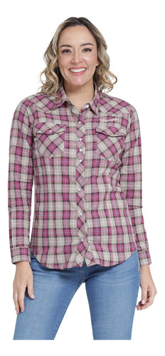 Blusa Vaquera Mujer Wrangler Slim Fit Manga Larga 406