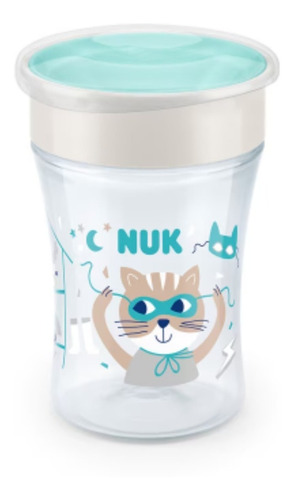 Vaso Nuk Evolution Magic Cup 360º Con Tapa 230ml +8m