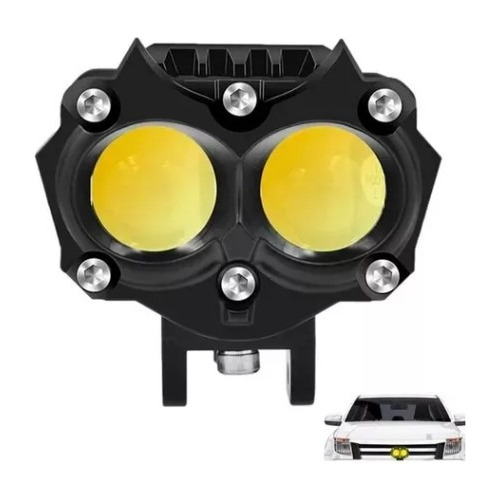 Faro Auxiliar Luz Led Buho 35w 12v 24v Utv Moto 4x4 Off Road