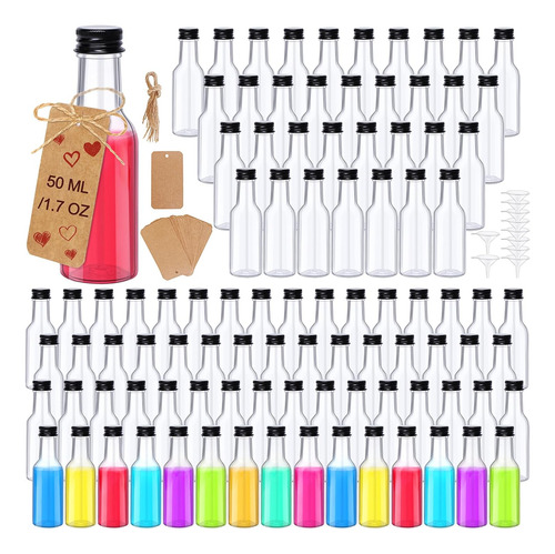 Paquete De 120 Mini Botellas De Licor, Botellas De Alcohol V