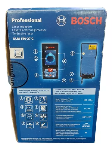 Télémètre laser GLM 150-27 C Bosch