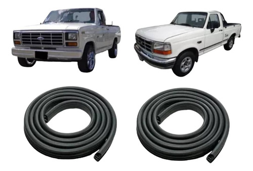 Goma De Puerta Y Vidrios De Ford Pickup Cepillos De Platina