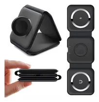 Comprar Cargador Inalámbrico 3 En 1, Teléfonos, Audífonos Y Iwatch