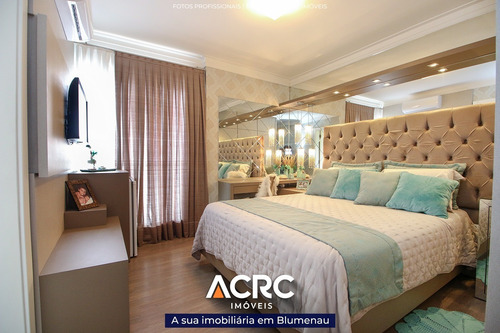 Imagem 10 de 19 de Acrc Imóveis - Apartamento Duplex Semimobiliado Com Ar Condicionado Para Venda No Bairro Ponta Aguda - Ap04019 - 68876497