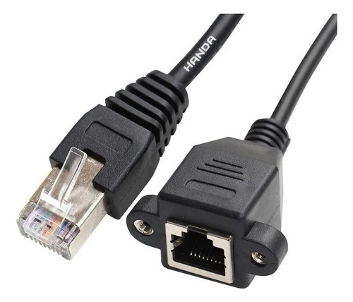 Cable Rj45 Alargue Ethernet Macho Hembra Cat 5e 5 Metros