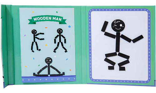 Juego Didáctico Tangram 3d Rompecabezas Magnético Humano