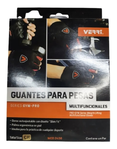 Guantes Pesista Multifunc Verri Piel 2400 Palomares Fpx