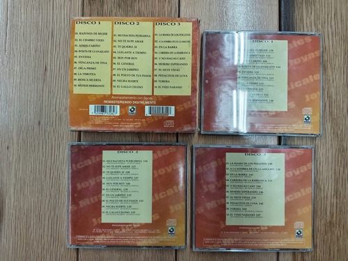 Cd Triple Joan Sebastian Con Banda Joyas Musicales Grupero Estándar (Usado)