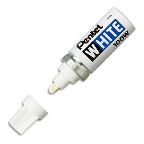 Imagen 1 de 3 de Marcador Permanente Pentel White 100w