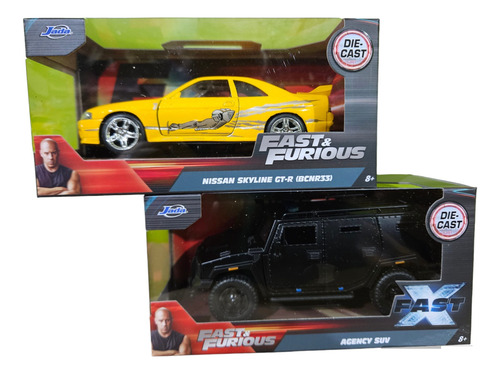 Set Rapido Y Furioso Fast And Furious Autos Coleccion 1:32 