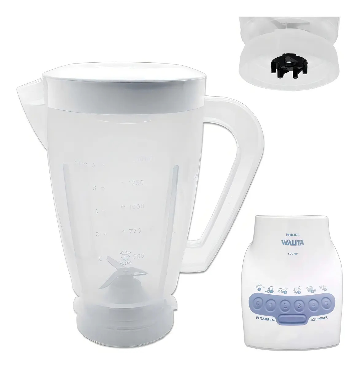 Copo Compatível Liquidificador Philips Walita RI2044 1500L