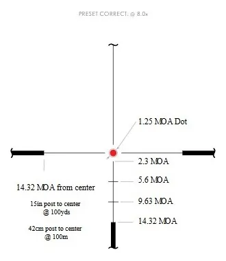 Luneta Hawke Endurance 2.5-10x50 Lr Dot Sistema H5 Hd 30wa
