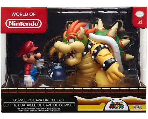 Imagen 1 de 3 de Mario Bros - Bowser Lava Battle Set