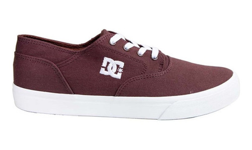 Tenis Skate Dc Shoes Flash 3 Vino Hombre Adys300755-bur