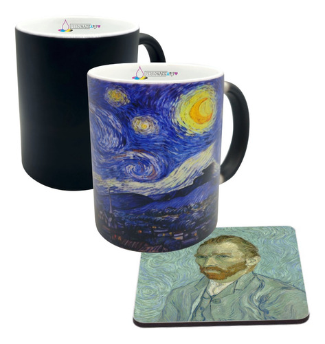 * Taza Mágica 11 Oz Arte Gratis Portatazas. Obras Pinturas