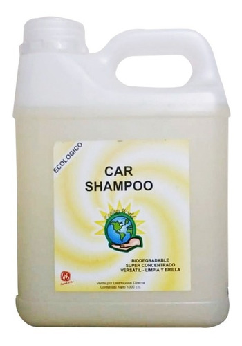 Imagen 1 de 6 de Shampoo Para Autos - Ecologico, Limpia Y Encera