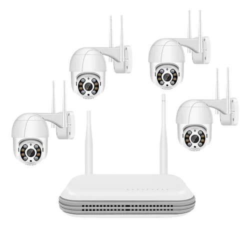 comprar Kit 4 Câmeras Externas\u002Finternas Ip Fullhd Nvr 8ch E  Ssd 1tb