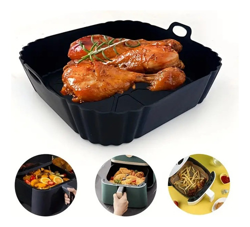 Bandeja Silicona De Freidora De Aire Horno Air Fryer Cocina