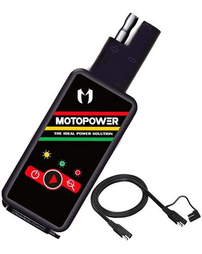 Motopower Mpb - Cargador Usb Doble Para Motocicleta (4,2 A,.