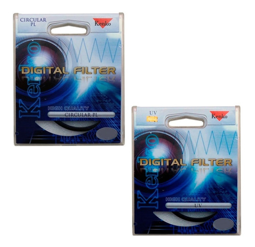 Filtro Kit  Kenko Uv + Cpl 62mm Polarizador Ultravioleta
