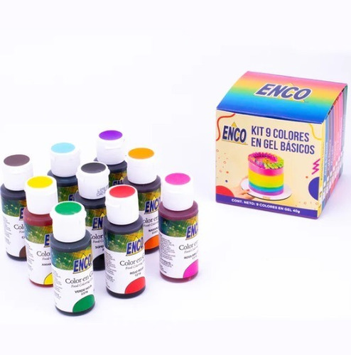 Kit De Colores Enco  40 Grs. Pt-920004