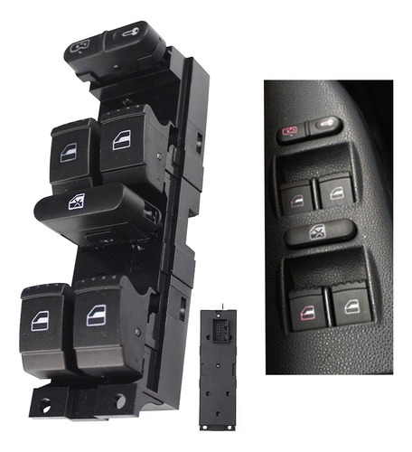 Botonera Switch Puerta Control Vidrios Jetta A4