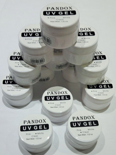 Gel Para Uñas Uv Pandox De 14 Grs. Manos Belleza Decoración