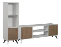 Comprar Nórdico Escandinavo Rack + Biblioteca Vintage Mueble Lcd