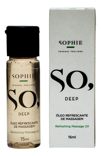 Óleo De Massagem Refrescante Sophie So Deep 15ml