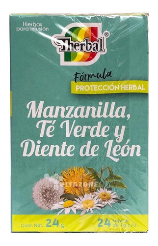 Te Manzanilla Te Verde Y Diente De León Therbal C/24 Sob Sei